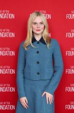 ELLE FANNING at SAG-AFTRA Foundation Conversations Presents Margo