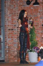 ELODIE YUNG on the Set of Daredevil: Born Again in Brooklyn in New York 06/23/2026