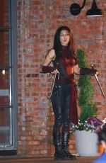 ELODIE YUNG on the Set of Daredevil: Born Again in Brooklyn in New York 06/23/2026