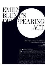 EMILY BLUNT in WSJ Magazine, June 2026