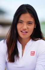 EMMA RADUCANU at a Media Sessions Ahead of 2026 Wimbledon Championships in London 06/28/2026