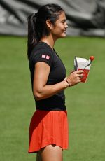 EMMA RADUCANU at a Practice Session Ahead of 2026 Wimbledon Championships in London 06/22/2026