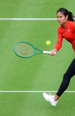 EMMA RADUCANU at a Practice Session Ahead of HSBC Championships in London 06/07/2026
