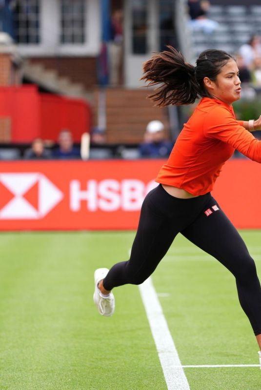 EMMA RADUCANU at a Practice Session Ahead of HSBC Championships in London 06/07/2026