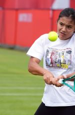 EMMA RADUCANU at a Practice Session Ahead of HSBC Championships in London 06/09/2026