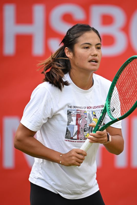 EMMA RADUCANU at a Practice Session Ahead of HSBC Championships in London 06/09/2026