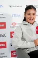EMMA RADUCANU at a Press Conference Ahead of HSBC Championships in London 06/07/2026
