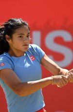 EMMA RADUCANU at Practice Session Before Her Finals Match at HSBC Championships in London 06/14/2026