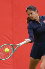 EMMA RADUCANU at Practice Session Prior to HSBC Championships in London 06/05/2026