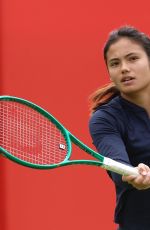 EMMA RADUCANU at Practice Session Prior to HSBC Championships in London 06/05/2026