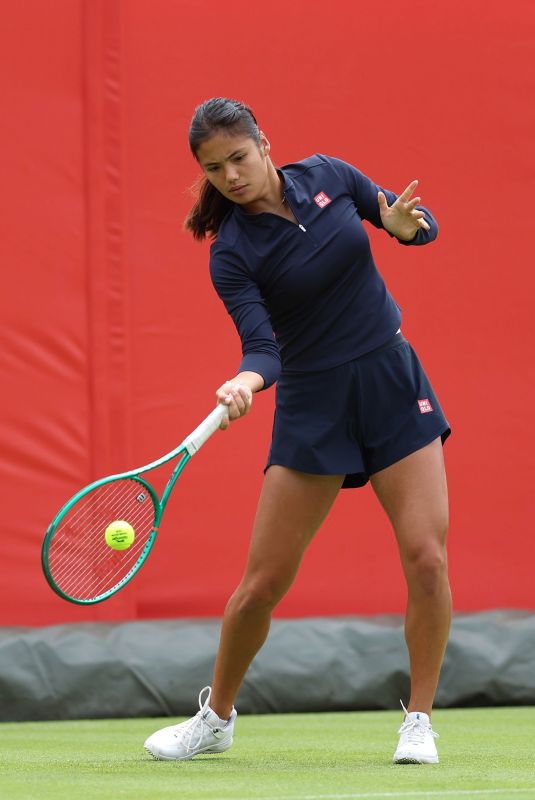 EMMA RADUCANU at Practice Session Prior to HSBC Championships in London 06/05/2026