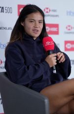 EMMA RADUCANU at Press Conference After Her Semifinal Win at HSBC Championships in London 06/13/2026