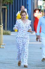 EMMA WATSON Out for Breakfast in Pajamas in Venice, June 2026