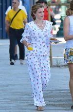 EMMA WATSON Out for Breakfast in Pajamas in Venice, June 2026
