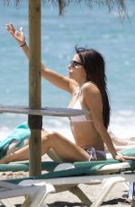 EVA LONGORIA in a White Bikini at a Beach in Marbella 06/25/2026