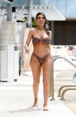 FARRAH ABRAHAM in a Leopard Print Bikini at a Pool in Texas 06/22/2026