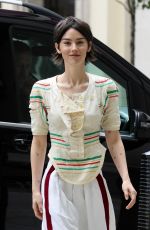 GRACIE ABRAMS Arrives at BBC Radio One to Performs in Live Lounge in London 06/18/2026