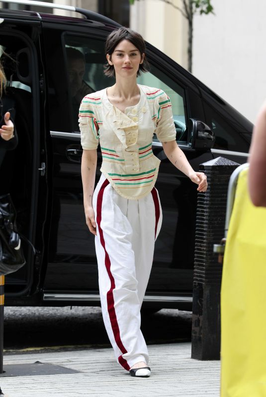 GRACIE ABRAMS Arrives at BBC Radio One to Performs in Live Lounge in London 06/18/2026