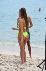 IRIS KENDALL ina a Neon Bikini on the Beach in Miami Beach 06/04/2026