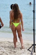 IRIS KENDALL ina a Neon Bikini on the Beach in Miami Beach 06/04/2026