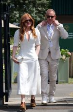 ISLA FISHER Arrives at Wimbledon in London 06/29/2026