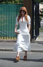 ISLA FISHER Arrives at Wimbledon in London 06/29/2026