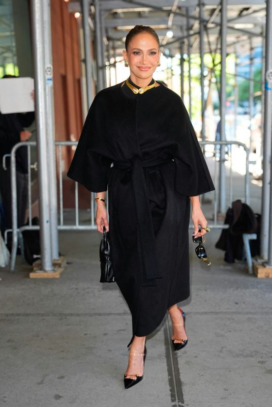 JENNIFER LOPEZ Arrives at CBS Studio in New York City 06/02/2026