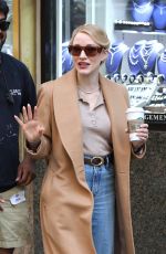 JESSICA CHASTAIN on the Set of Off Weeks in New York City 05/20/2026