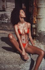 JULIANA NALU at a Photoshoot at Rocky Beach, June 2025