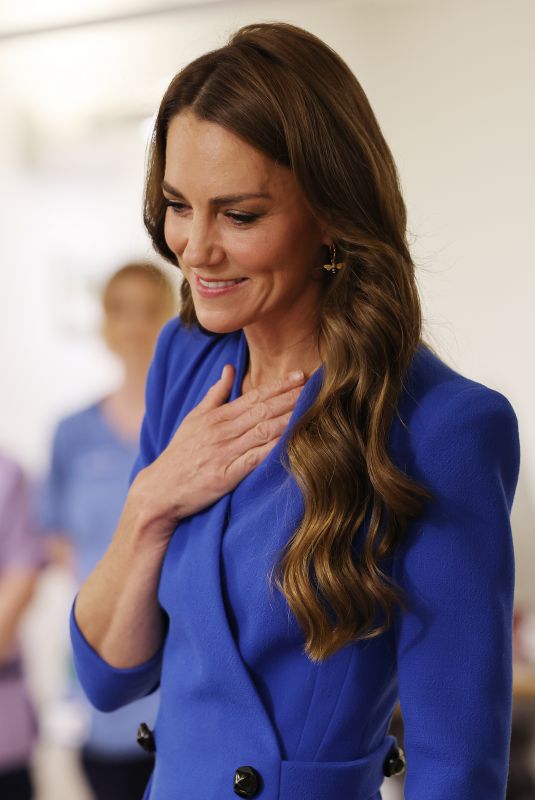 KATE MIDDLETON Visits Christie NHS Foundation Trust in Manchester 06/04/2026