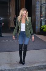 KATIE CASSIDY Out and About in New York 09/14/2015