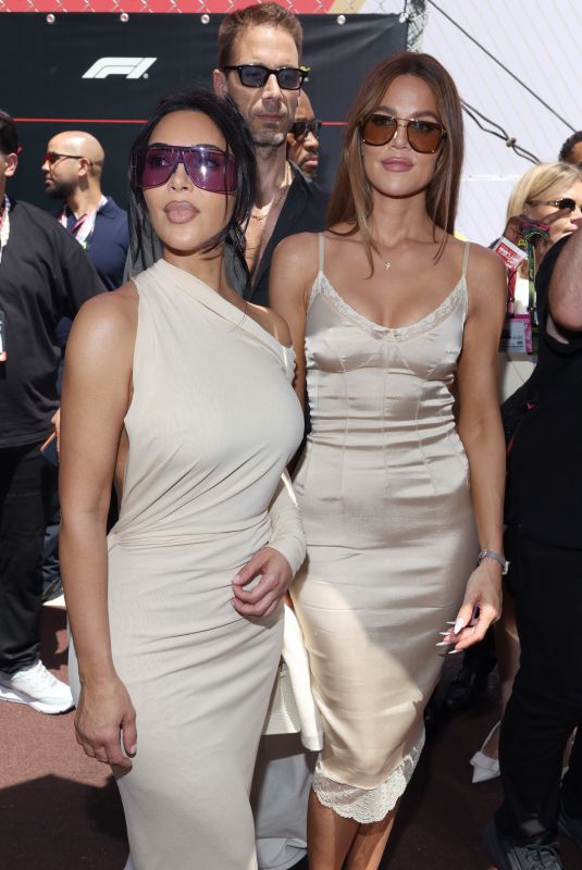 KIM and KHLOE KARDASHIAN at F1 Grand Prix of Monaco at Circuit de Monaco in Monte-Carlo 06/07/2026