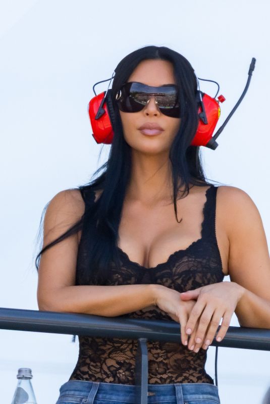 KIM KARDASHIAN at a Paddock at F1 Grand Prix of Monaco in Monte-Carlo 06/06/2026