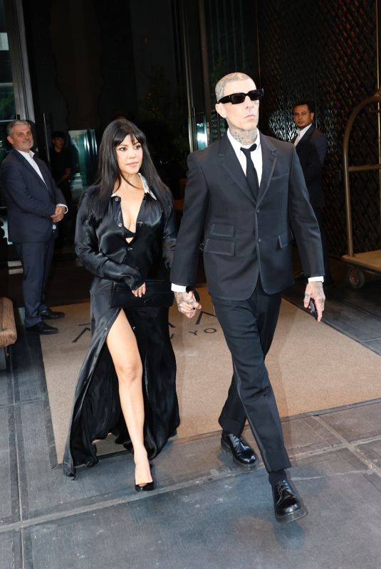 KOURTNEY KARDASHIAN and Travis Barker Heading to a Tribeca Film Festival Event in New York City 06/13/2026