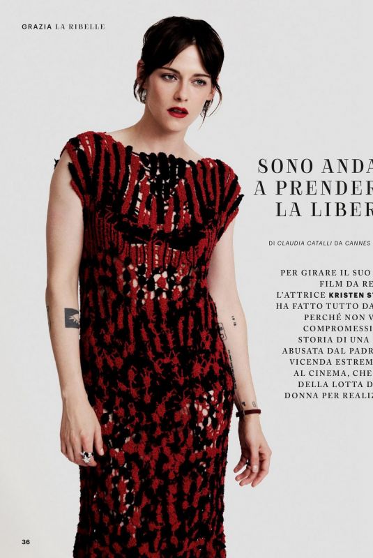 KRISTEN STEWART in Grazia Italy, June 2026