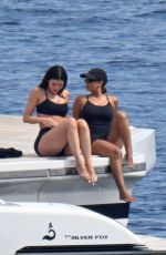 KYLIE JENNER at a Workout Session at a Luxury Superyacht in Sardinia 06/15/2026