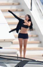 KYLIE JENNER at a Workout Session at a Luxury Superyacht in Sardinia 06/15/2026