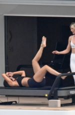 KYLIE JENNER at a Workout Session at a Luxury Superyacht in Sardinia 06/15/2026