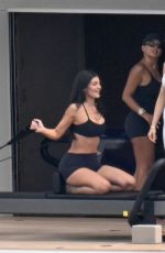 KYLIE JENNER at a Workout Session at a Luxury Superyacht in Sardinia 06/15/2026