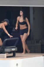 KYLIE JENNER at a Workout Session at a Luxury Superyacht in Sardinia 06/15/2026