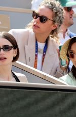 LILY COLLINS at 2026 French Open in Paris 06/07/2026