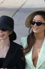 LILY COLLINS at 2026 French Open in Paris 06/07/2026