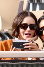 LILY COLLINS at Day Eight of 2026 French Open in Paris 05/31/2026