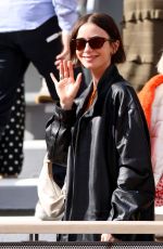LILY COLLINS at Day Eight of 2026 French Open in Paris 05/31/2026