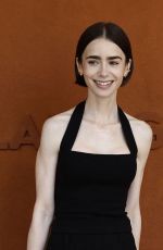 LILY COLLINS at Day Fifteen of 2026 French Open in Paris 06/07/2026