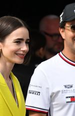 LILY COLLINS at Previews of F1 Grand Prix of Monaco in Monte-Carlo 06/04/2026