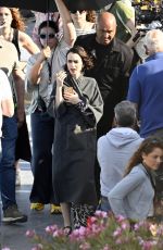LILY COLLINS Filming Emily in Paris at Mykonos in Greece 05/26/2026