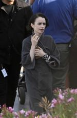 LILY COLLINS Filming Emily in Paris at Mykonos in Greece 05/26/2026