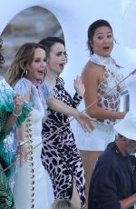 LILY COLLINS Filming Emily in Paris at Mykonos in Greece 05/26/2026