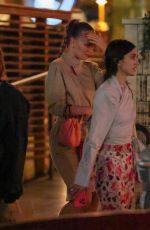 LILY-ROSE DEPP Leaves a Dinner with Friends at Connie and Ted